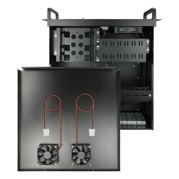 ATX Kārba TooQ RACK-406N-USB3 19" 4U Melns