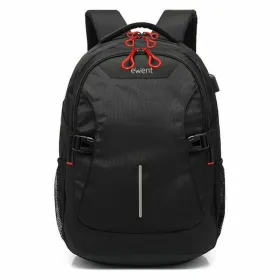 USB-liitännällä varustettu reppu kannettavalle tietokoneelle ja tabletille Ewent EW2526 15,6"