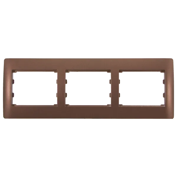 RHYME TRIPLE PANEL - COFFEE METALLIC