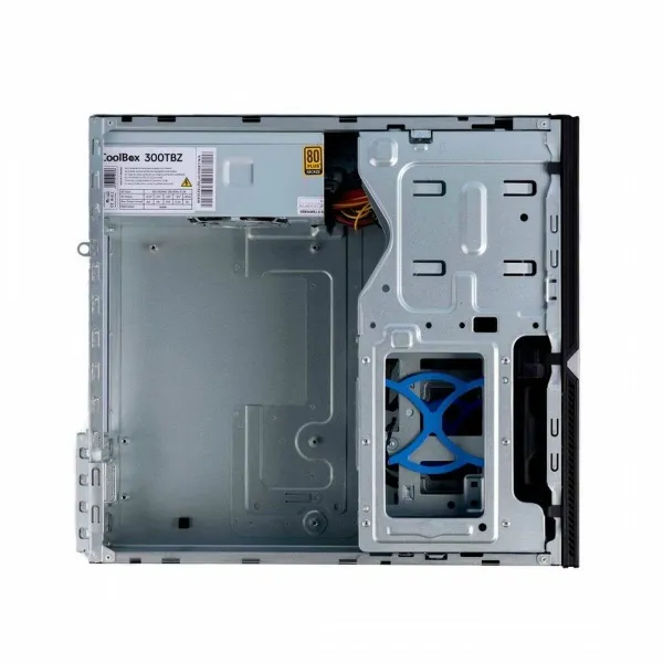 Bokšto tipo (mini) Micro ATX korpusas su maitinimo šaltiniu CoolBox COO-PCT450S-BZ Juoda