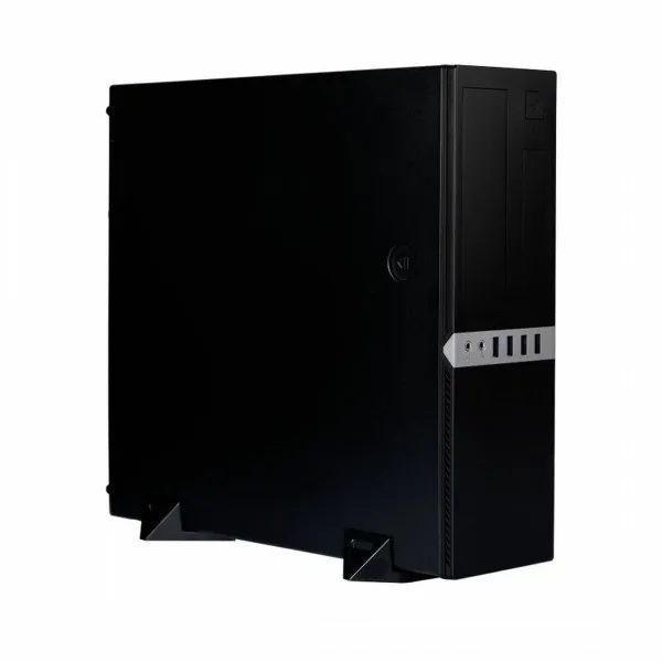 Bokšto tipo (mini) Micro ATX korpusas su maitinimo šaltiniu CoolBox COO-PCT450S-BZ Juoda