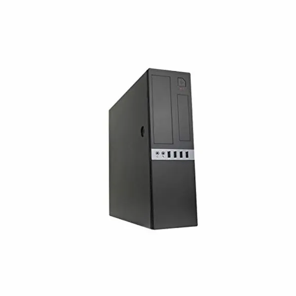 Bokšto tipo (mini) Micro ATX korpusas su maitinimo šaltiniu CoolBox COO-PCT450S-BZ Juoda