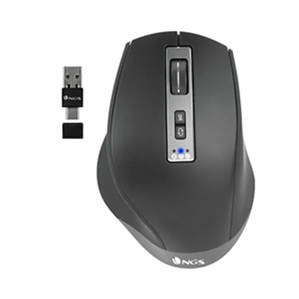 Pelė NGS BLUR-RB Juoda 3200 DPI Belaidis