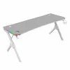 Rašomasis stalas Mars Gaming MGDXLRGBW LED RGB Balta Plienas 160 x 60 cm