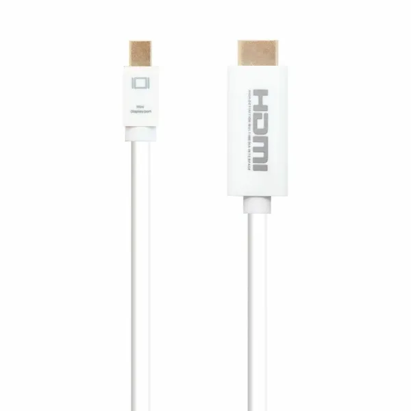 Mini DisplayPort-HDMI Adapter NANOCABLE 10.15.4002 Valge 2 m
