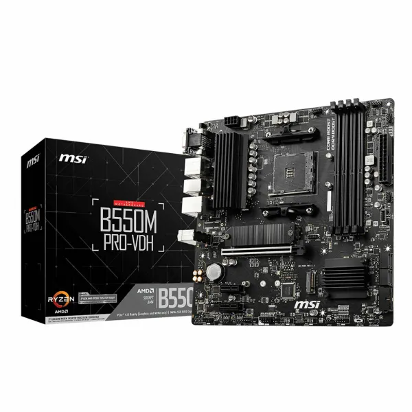 Mātesplate MSI B550M PRO-VDH AMD B550 AMD AMD AM4