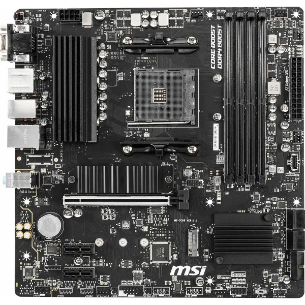 Mātesplate MSI B550M PRO-VDH AMD B550 AMD AMD AM4
