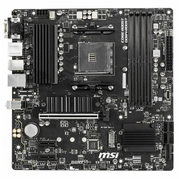 Mātesplate MSI B550M PRO-VDH AMD B550 AMD AMD AM4