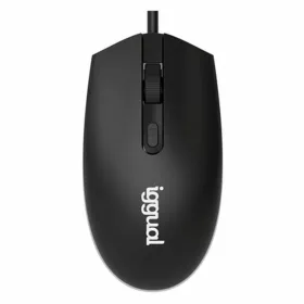 Мышь iggual IGG317624 Чёрный