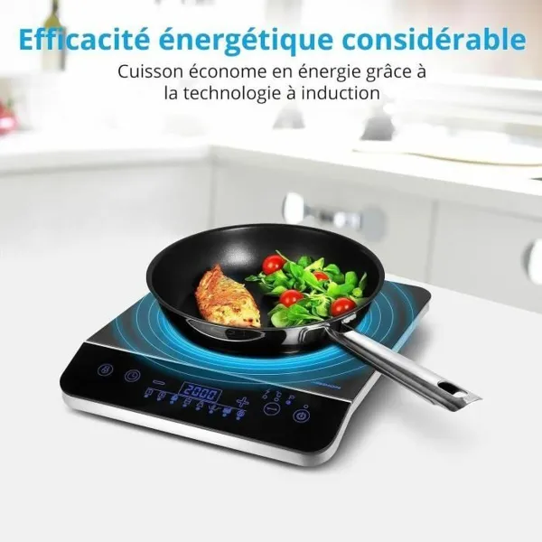Indukcijas Plīts Medion Melns 2000 W