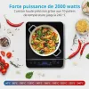 Indukcijas Plīts Medion Melns 2000 W