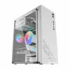ATX pusiau bokšto tipo korpusas Mars Gaming MC100W ATX LED RGB Balta