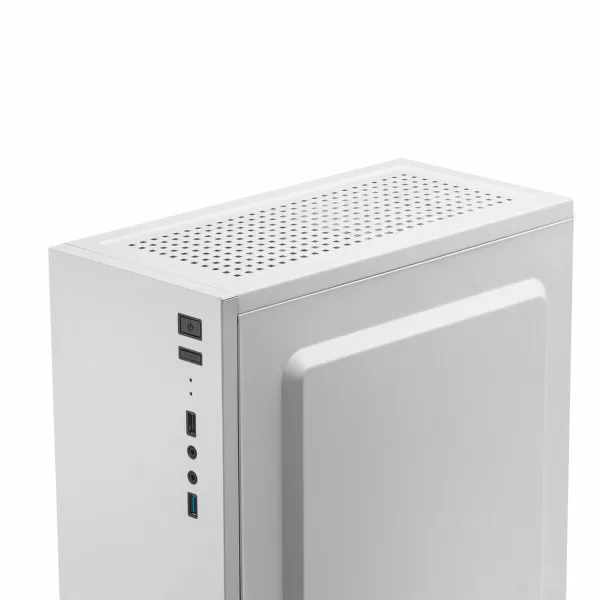 ATX pusiau bokšto tipo korpusas Mars Gaming MC100W ATX LED RGB Balta