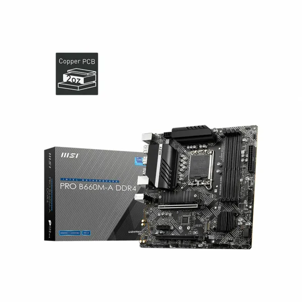 Pagrindinė plokštė MSI PRO H610M-G DDR4 LGA 1700 Intel