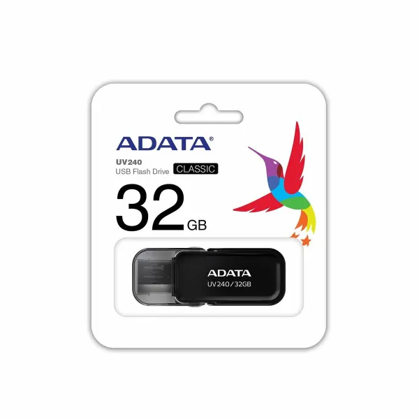 USB Zibatmiņa Adata AUV240-32G-RBK 32 GB Melns