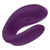 Divkārši Stimulējošs Vibrators Satisfyer Double Joy Violets