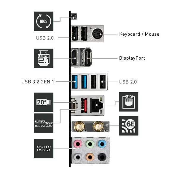 Mātesplate MSI PRO Z790-P WIFI Intel LGA 1700