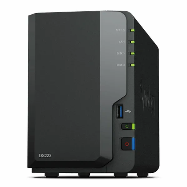 NAS Tīkla Suzrage Synology DS223 Melns