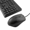 Клавиатура и мышь CoolBox COO-KTR-01U Чёрный Испанская Qwerty QWERTY