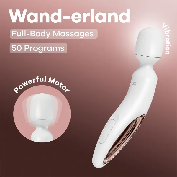 Hierontalaite Satisfyer Valkoinen