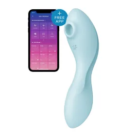 Klitorio siurbimo stimuliatorius Satisfyer Cruvy Trinity 5+ Mėlyna