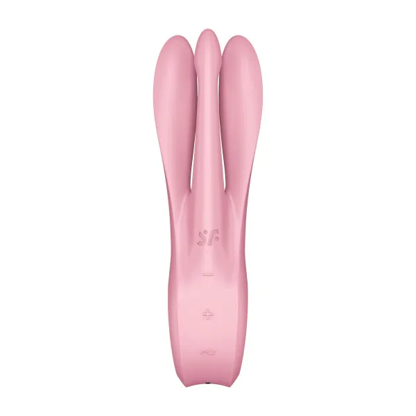 Divkārši Stimulējošs Vibrators Satisfyer Threesome 1 Rozā