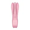 Divkārši Stimulējošs Vibrators Satisfyer Threesome 1 Rozā