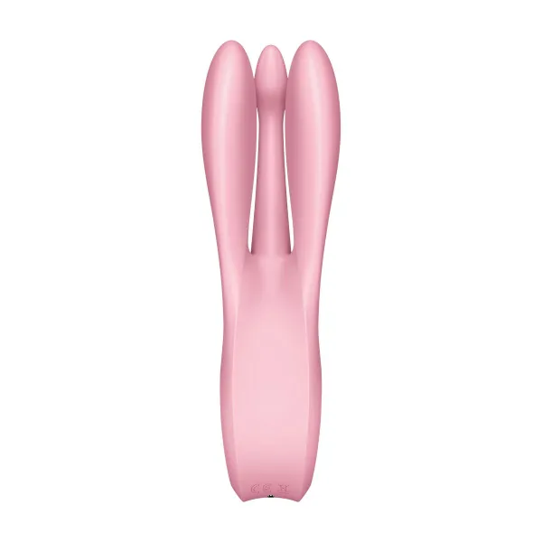 Divkārši Stimulējošs Vibrators Satisfyer Threesome 1 Rozā