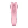 Divkārši Stimulējošs Vibrators Satisfyer Threesome 1 Rozā