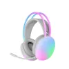 Наушники с микрофоном Mars Gaming MH-GLOW Белый RGB