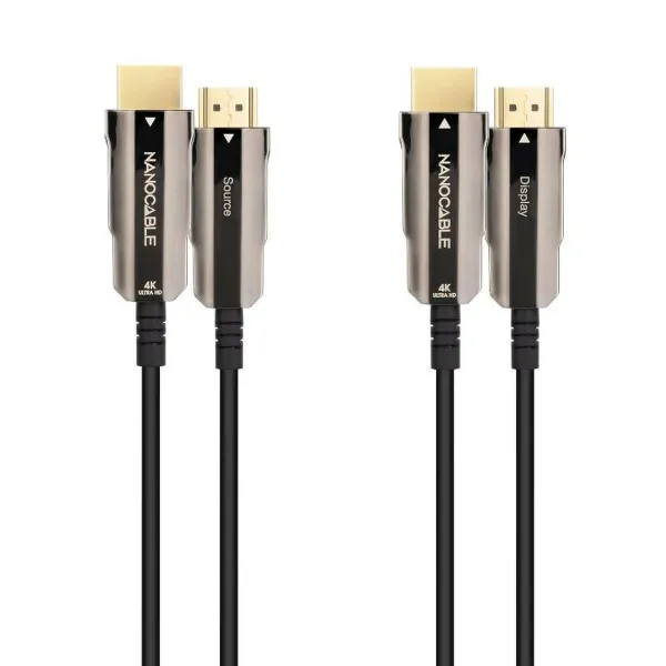 HDMI Kabelis NANOCABLE 10.15.2040 40 m 4K Ultra HD Melns