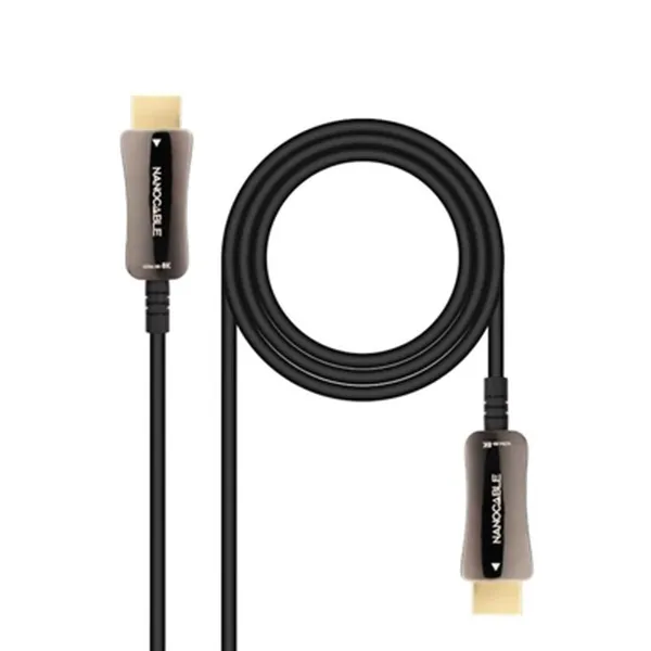 HDMI kabelis NANOCABLE 10.15.2115 8k ultra hd 48 gbit/s 15 m Juoda