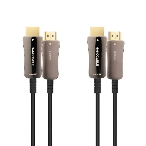 HDMI kabelis NANOCABLE 10.15.2115 8k ultra hd 48 gbit/s 15 m Juoda