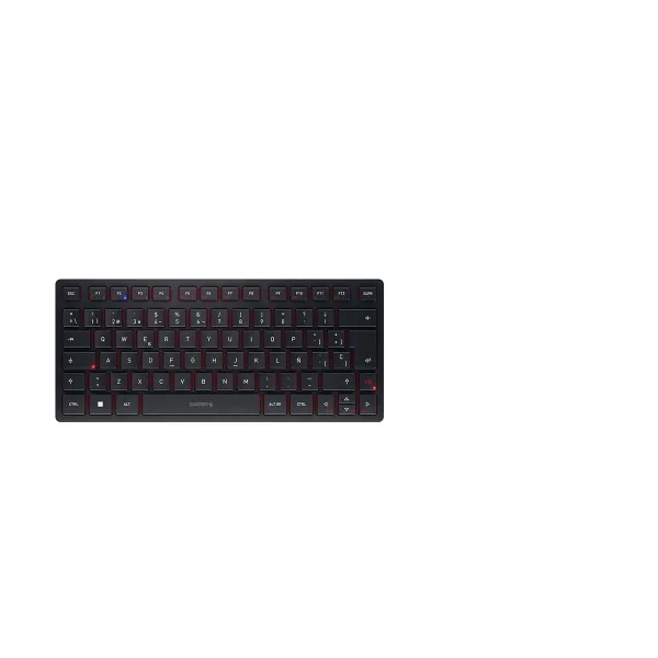 Klaviatūra Cherry KW 9200 MINI Melns Spāņu Qwerty QWERTY
