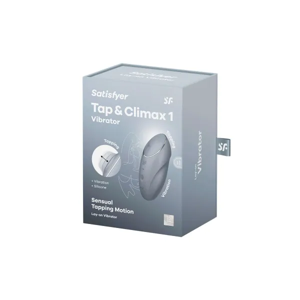Massager Satisfyer Tap & Climax Blue