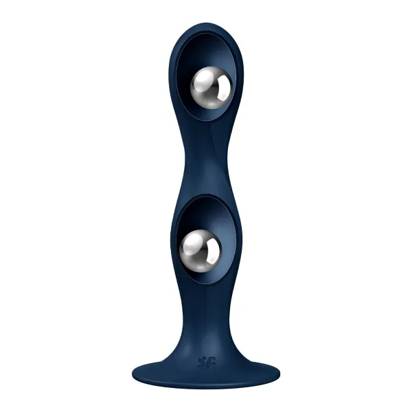Dildo Satisfyer Tummansininen