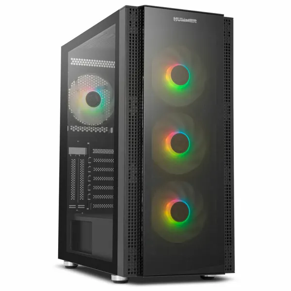 Блок полубашня ATX Galileo Nox-Xtreme Hummer Horus Чёрный E-ATX