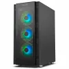 Блок полубашня ATX Galileo Nox-Xtreme Hummer Horus Чёрный E-ATX