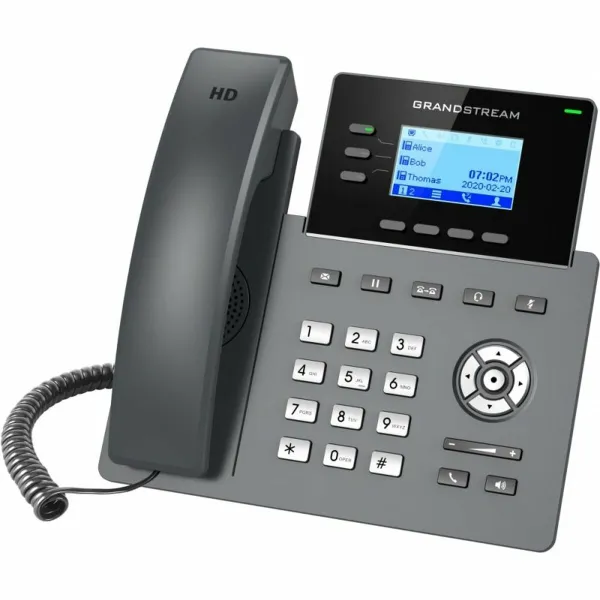 Fiksuotojo ryšio telefonas Grandstream GRP2603 Juoda