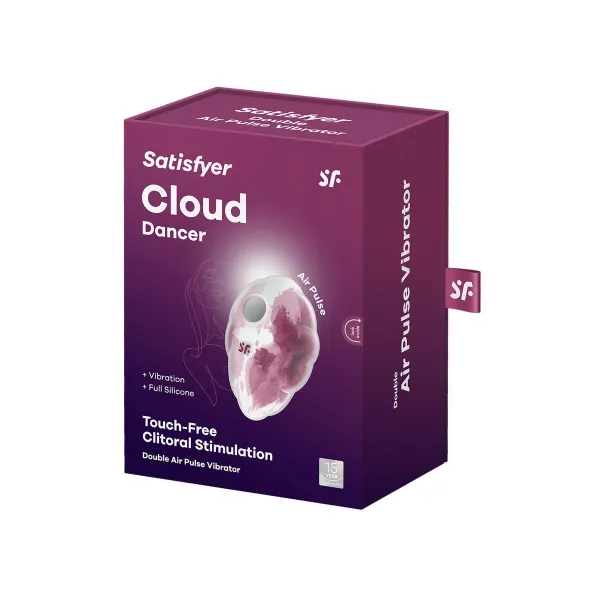 Klitora sūcējs Satisfyer Cloud Dancer Sarkans