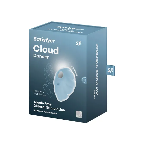 Klitorio siurbimo stimuliatorius Satisfyer Cloud Dancer Mėlyna