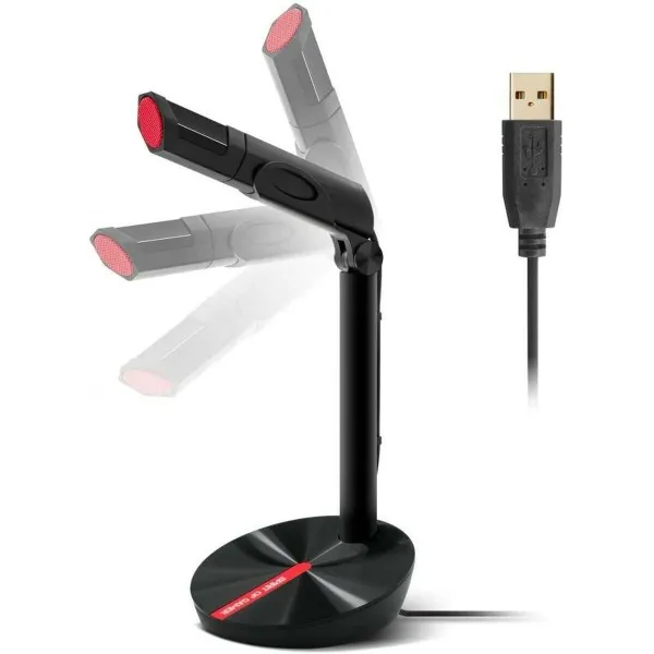 Mikrofonas Spirit of Gamer MIC-EKO Juoda Raudona