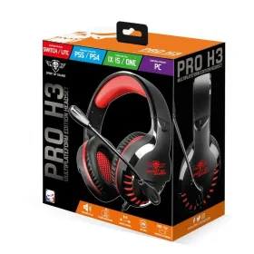 Ausinės su mikrofonu Spirit of Gamer Pro H3 Oranžinė Juoda / Oranžinė