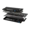 Клавиатура Hiditec GKE010006 Чёрный Испанская Qwerty