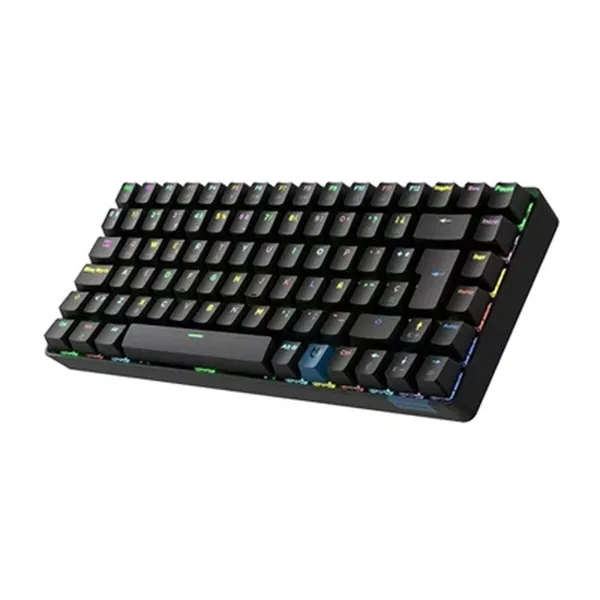 Klaviatūra Hiditec GKE010005 Juoda Ispaniška Qwerty QWERTY