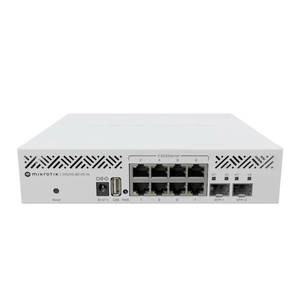 Slēdzis Mikrotik CRS310-8G+2S+IN