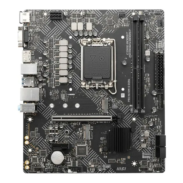 Pagrindinė plokštė MSI PRO H610M-G LGA 1700 H610
