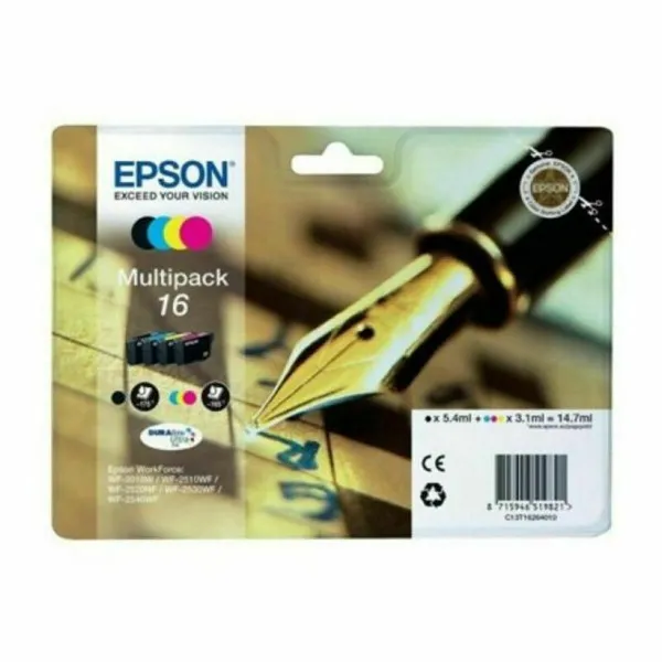 Pakaitinės kasetės Epson Ciano Rožinė 14,7 ml Rašalas