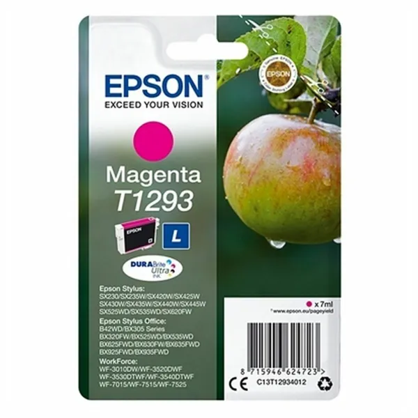 Картридж с оригинальными чернилами Epson C13T12934012 Розовый