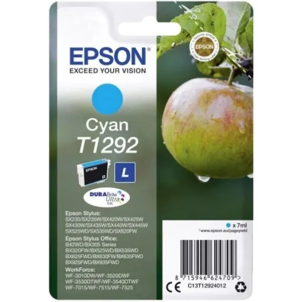 Картридж с Совместимый чернилами Epson T1292 Cartridge Циановый